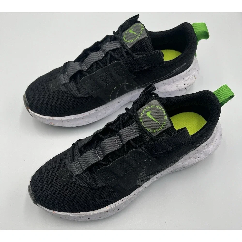 Nike Crater Impact Black Sneakers‎ Womens 7.5 CW2386-001 Running Shoes